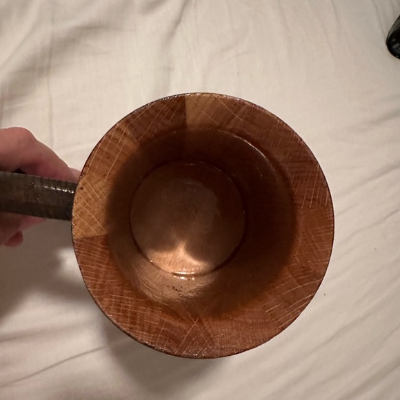 Authentic 23oz Natural Oak Wood German Beer Mug - Great Gift! - Picture 6 of 7